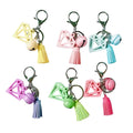 Creative New Design Multicolor Diamond Bell Keychain Tassel Keychain Car Bag Pendant Accessories Keychain
