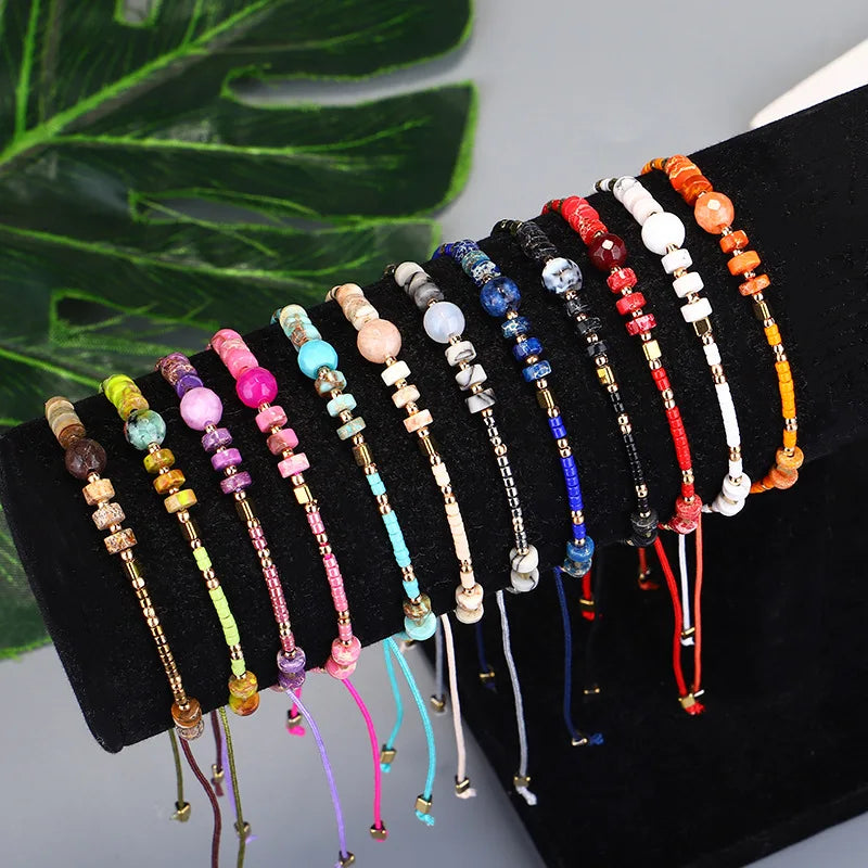 Minimalist Emperor Stone Bracelet Handmade Bracelets Miyuki Seed Bead Bracelet for Men & Women