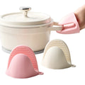 2pc Silicone Oven Mitts Heat Resistant 500 Degrees Waterproof  Non-Slip Oven Gloves  Kitchen Mitts for Baking Cooking BBQ