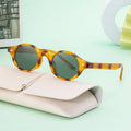2025 Custom Logo CP Metal Round Sunglasses Fashion Candy Color Oval Women Sunglasses Retro Rivets Sunglasses