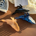 Large Jumbo 13cm Claw Clip Customized Whale Animal Hair Jaw Clamp Acetate Dolphin Hair Claw for Thick Hair