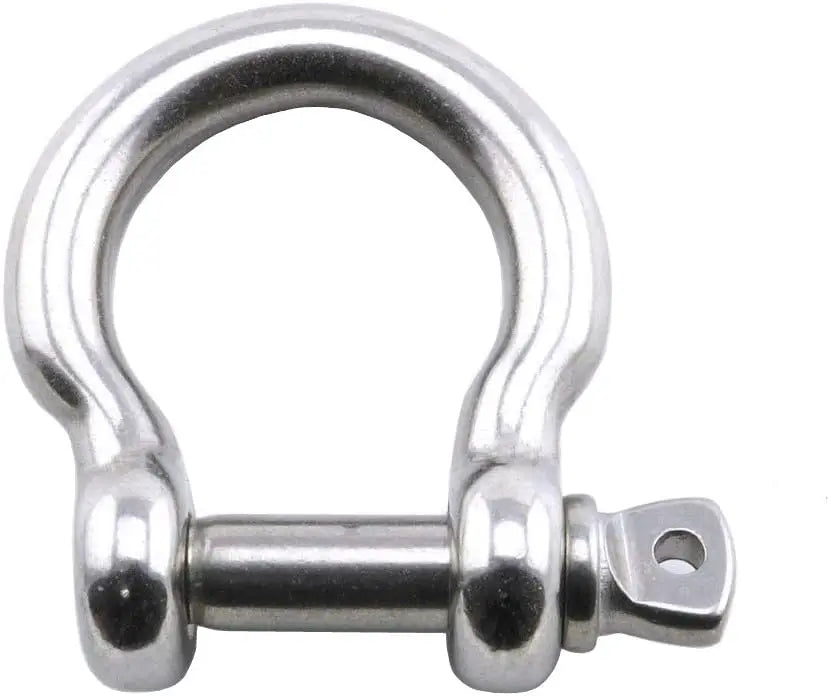 1/4\" Heavy Duty Stainless Steel Anchor Shackle Lifting Sailing Bracelet Anchor Chain Screw Pin Hardware Rigging Shackle