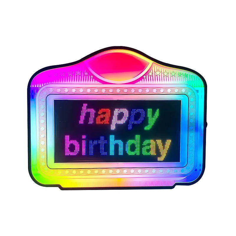 Rechargeable Programmable Custom Logo Led Marquee Sign Interchangeable Letter Message Board LED Clup Bottle Presenter Sign