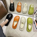 2022 New Waterproof Indoor Outdoor Cotton for Slippers for Female Couples Winter Warm Thick Sole with Non-slip EVA Outsole