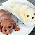 Hot Selling 3D Shar Pei Dog Design Silicone Cake Decorating Tools Fondant Candy Chocolate Cake Mold