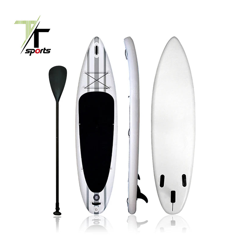 TTSPORTS Factory Supply OEM Paddle Surfing Board Kit Inflatable SUP Board Stand up Rowing Board With Accessories