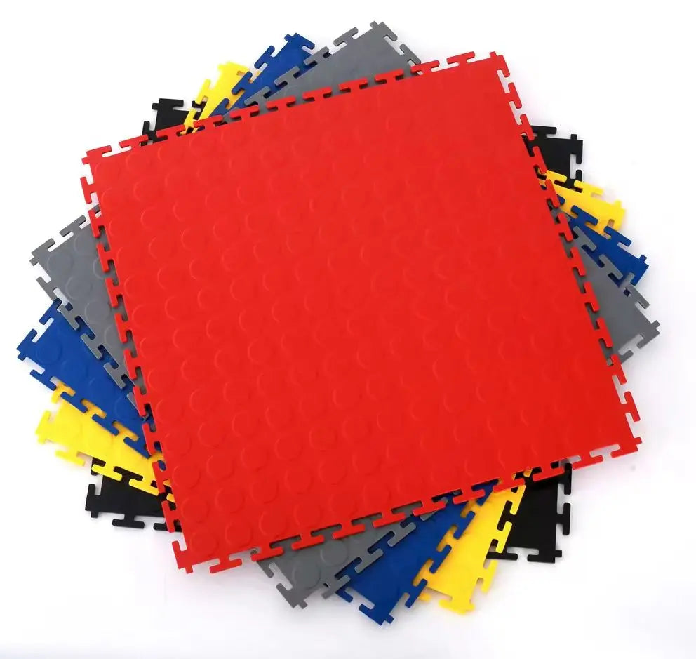 Pvc Garage Floor Tile Interlocking Plastic Garage Floor Mat for Heavy Duty Warehouse Workshop Manufacturer From China