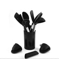 Hot Selling 8 Piece Kitchen Accessories Set Metal Silicone Home and Kitchen Cooking Utensils Set