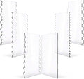 Acrylic Transparent Cake Scraper Decorating Contour Comb Different Shapes Cake Edge Smoother Tool Pastry Cutter Kitchen Baking