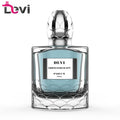 Devi New Design Glass Perfume Bottles 100ml Luxury Empty Round Hot Stamping Pump Sprayer Spray Bottle