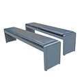 Soft Cushion Bench Sofa Stool Portable Hotel Bathroom Shoe Changing Stool Mall Gym PU Leather Long Bench Backrest Chair Factory