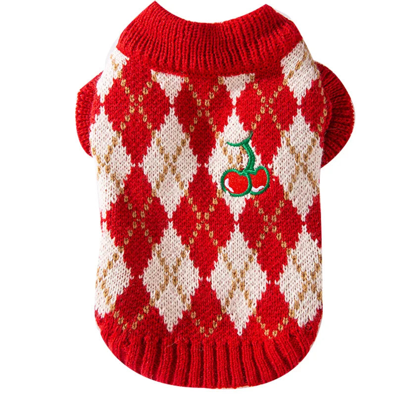 OEM Luxury & Classic Chihuahua Pet Apparel Autumn & Winter Warm Padded Vest Waistcoat Fleece Dog Sweater Clothing for Cats