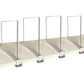 Supermarket Gondola Fridge Plastic PVC Freezer Warehouse Commercial Refrigerator Acrylic Magnetic Shelf Divider for Closet Shop