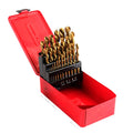 25pcs HSS 4241 Silver/Yellow Center Drill Bits Set 100mm in Iron Box 3 Months Warranty