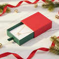 Custom Logo Paper Cardboard Drawer Jewelry Packaging Gift Drawer Sliding Case Christmas Jewelry Gifts Box