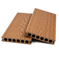 Co-Extrusion Decking Board 140*25mm Outdoor Waterproof Anti-Slip WPC Wooden Flooring for Backyard & Exterior 3D Deep Embossed