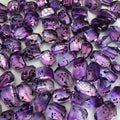 Small Size Natural Crystals Gemstone Carving Crystal Amethyst with Hollandite Inclusion Free Form