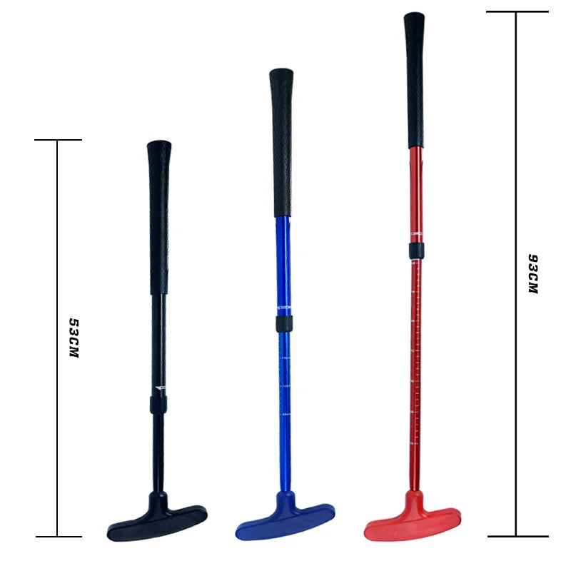 Wholesale Adjustable Golf Clubs Telescopic Double Side Adult and Kids Mini Rubber Golf Putter