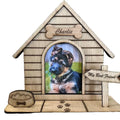 Dog Cat Memorial Picture Frame Wooden Laser Cut Pet  Dog Cat House Photo Frame for Lovers Gifts