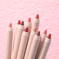 Girl Women Beauty Fashion New Arrival Custom Private Label Waterproof Long Lasting Vegan Red Nude  Brown Matte Lip Liner Pencil