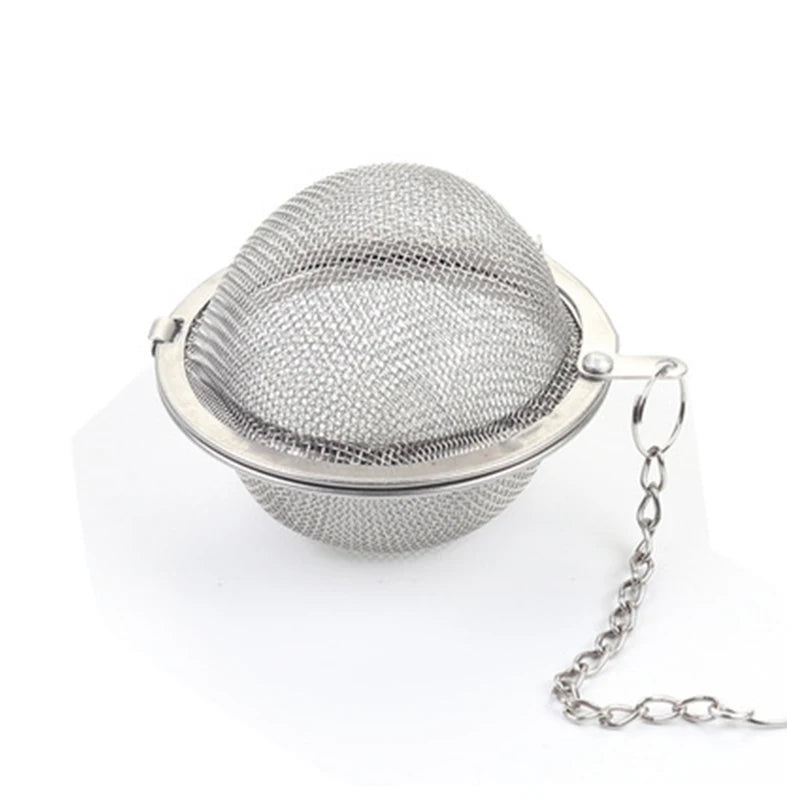 Hot Sell Eco-Friendly Stocked Food Grade Stainless Steel Wire Mesh Tea Infuser 304# Minimalist