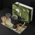Custom Logo 7pcs Japanese Matcha Set Kit Safe Bamboo Whisk Teaspoon Tea Sets Indoor Beverage Shop Tea-making Tools Accessories
