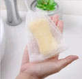 Customized Face Rub Bubble Bath Soap Pocket Colorful Small Net Drawstring Mesh Bag