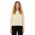 Wholesale Winter Women's Round Neck Thick Sweater Jacket With Pockets Women's Long Sleeved Casual Knit Sweater Cardigan