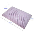 Airflow design Lavender infused memory foam pillow sleeping bed Pillow with removable ice silk bamboo cover