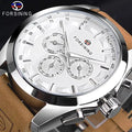 Forsining New Luxury Men Automatic Mechanical Watches Gift WristWatch Casual Waterproof Watch Genuine Leather