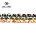 8x12mm Vintage Natural Tibetan Dzi Agates Stone Beads Rice Shape Antique Agates Beads for Jewelry Making Men Women Gifts
