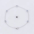 Starsgem 3.0MM DEF VS Round Diamant 9K 10K 14K 18K White Yellow Rose Gold Lab Grown Diamonds Bracelet