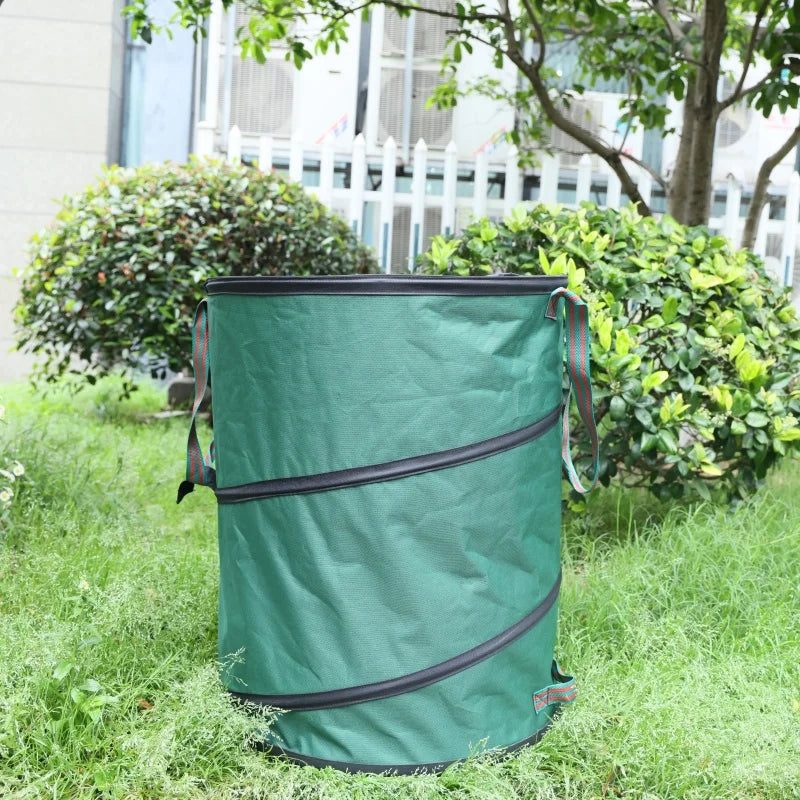 TAK 50L Collapsible Heavy Duty Polypropylene Garden Leves Waste Bag with Handle