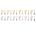 Personalized Gold Plated Jewelry Birthstone Hoop Earrings Elegant Designer Jewelry for Women