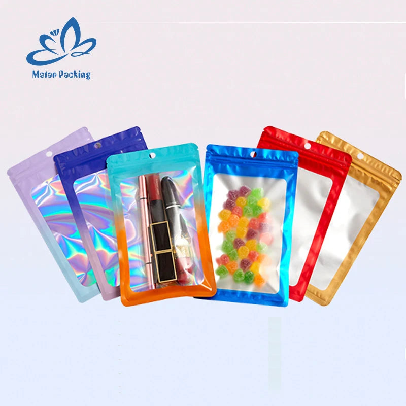 Custom Printed Reusable Plastic Heat Seal Mini Ziplock Baggies Smell Proof Zipper Plastic Bag Resealable Smell Proof Mylar Bags