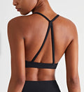 Wholesale Custom LOGO High Quality Yoga Bra Cross Back Sexy Crop Tops Halter Gym Fitness Vest High Impact Sports Bras for Women