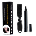 Wholesale Men's Double-Ended Brush Beard Filling Pen Kit Herbal Powder Pencil Pen OEM Supply