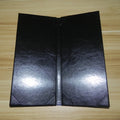 black PU leather menu cover from China factory