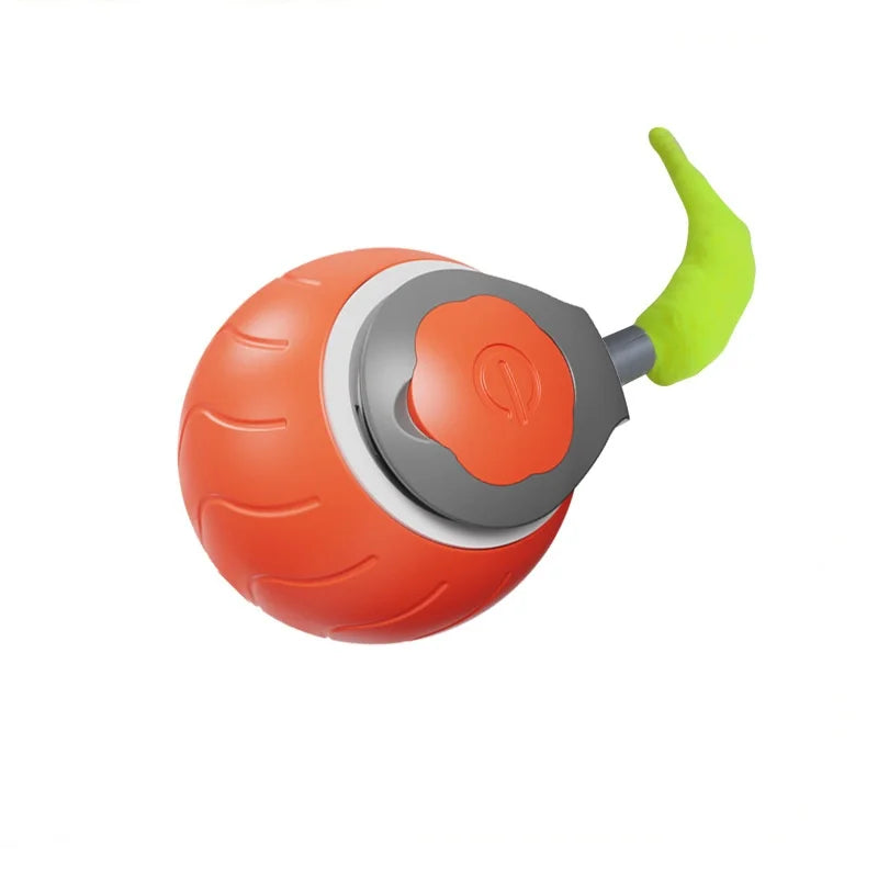Pet Eco-Friendly Gravity Self-Relief Dog Cat Toy Smart Rolling Ball Electric Running Car Small Size Made Silicone Rubber