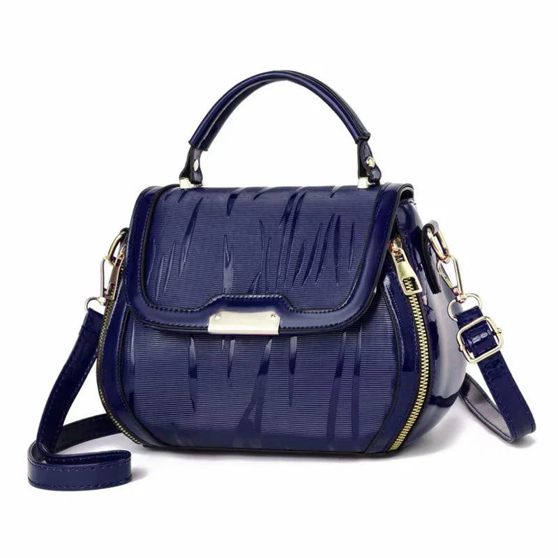 2023 Latest High-Grade Texture Mini PU Leather Bag for Women Zipper Closure Excellent for Attending Banquets