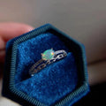 Good Price Classic 925 Sterling Silver 4mm*6mm Oval Cut Natural Opal Wedding Party Women Rings Wholesale