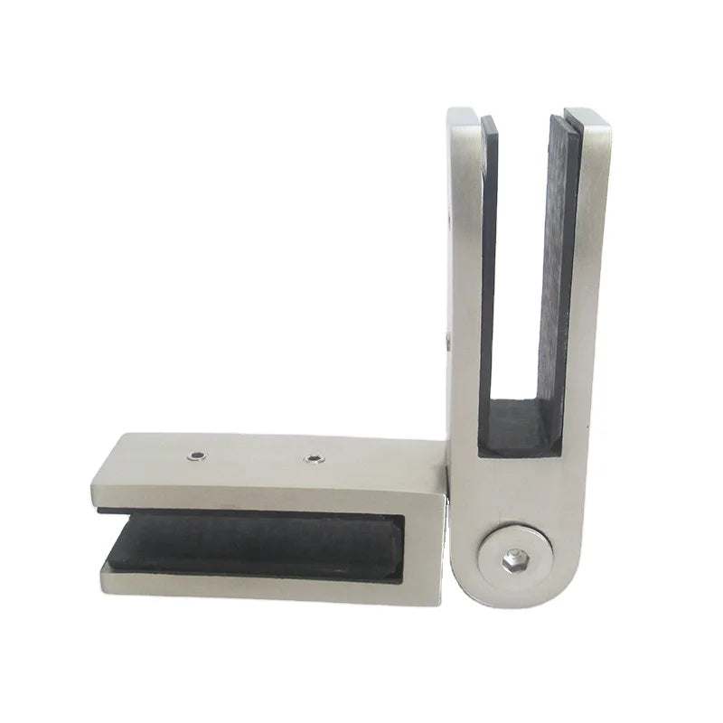 Adjustable Stainless Steel Glass to Glass Fence Clamp Balustrade Fitting Glass Corner Clamps