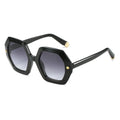 QB9194 Trendy Women Yellow Sunglasses 2023 Hexagon Green Frame Square Sun Eyewear Gradient Lens Shades Glasses UV400 Wholesale