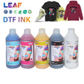 LEAF DTF Ink Printer Inks Premium 5 Colors 1000ml DTF Pigment Printing Ink for  for Epson I3200 I1600 Xp600 1390 4720 Tx800 Head