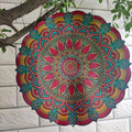 Factory Price 12 Inches Wind Spinner Rotating Metal Sheet Flower Three-dimensional Wind Chime Pendant