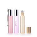 Empty Essential Oil Glass Roll on Bottle 10ml Pearl Thin Portable Travel Cosmetic Glass Roller Perfume Bottle