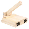 Bamboo Tortilla Press Maker Parchment Paper Wood Tortilla Press Dumpling Skin Maker Presser Pot Cover Eco-Friendly for All Stove