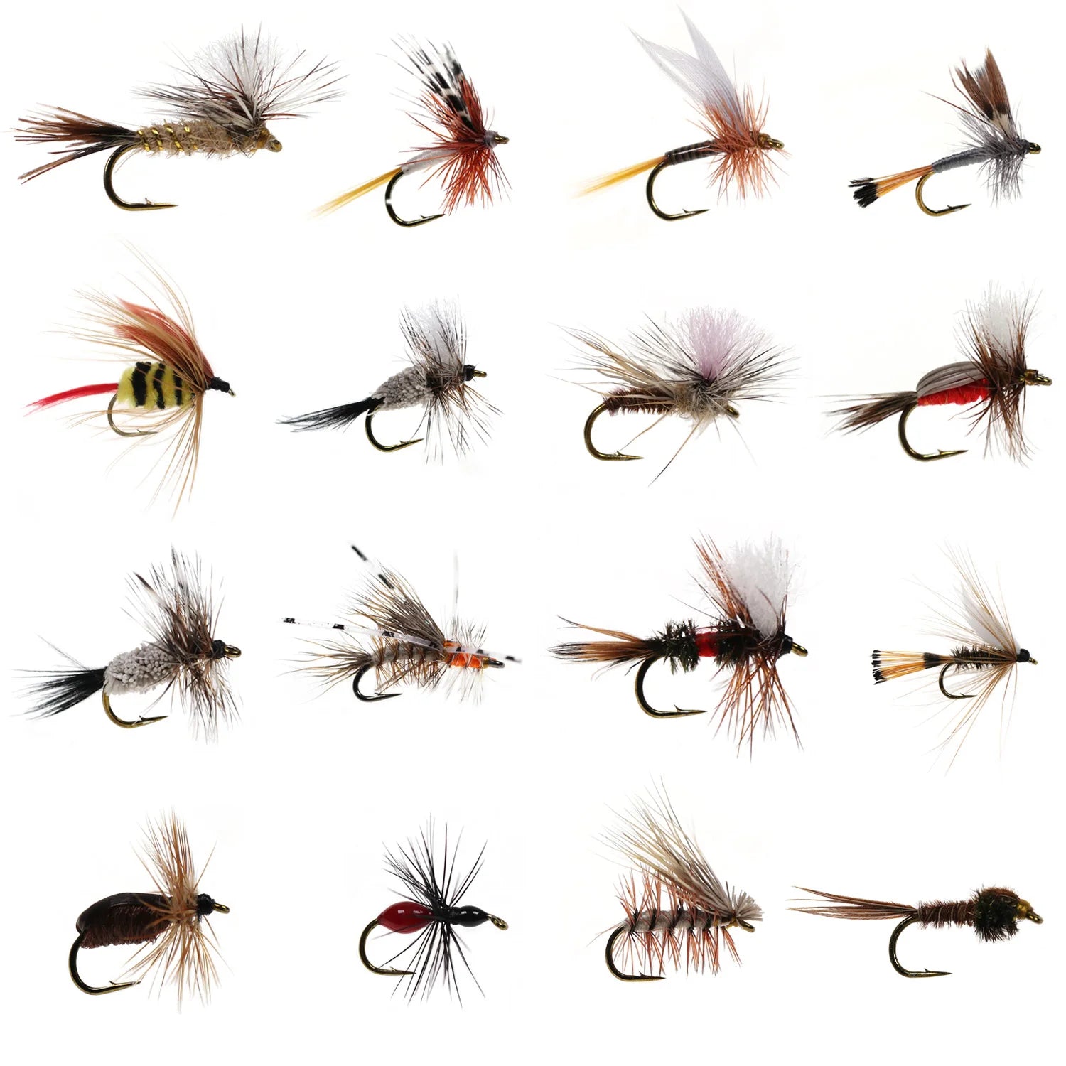 Dry Fly Floating Foam Beetles Fly Stimulator Trout Parachute Caddis Royal Wulff Mayfly Light Cahill Fishing Freshwater Fish