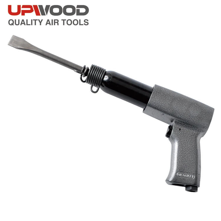 UPWOOD UW-AH250P Air Cutting Chisel Hammer Gun Hex / Round Shank with 4PC Chisel 2200 BPM Pneumatic Hammer Shovel Tool