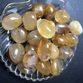 Wholesale High Quality Natural Golden Healer Tumble Healing Yellow Quartz Tumbled Crystal Crafts for Gift